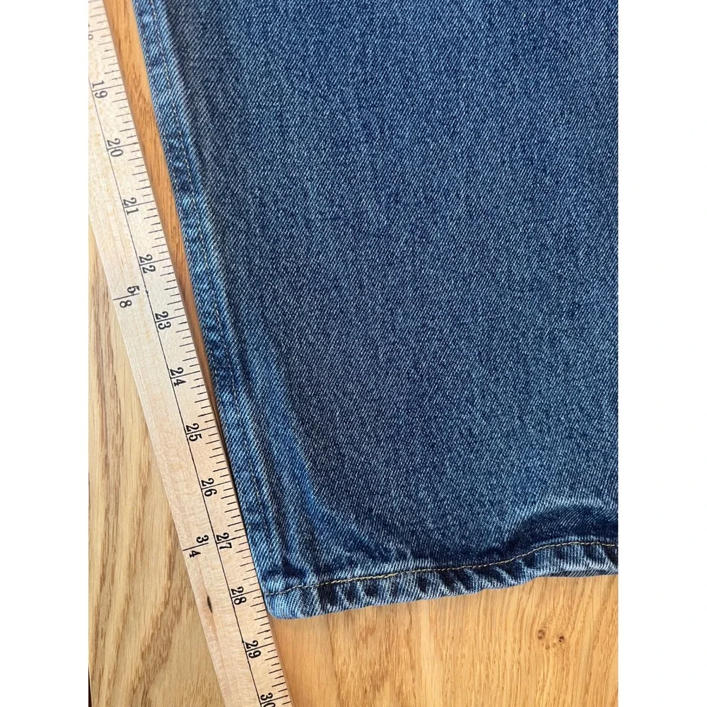 Wrangler Relaxed Fit Jeans Mens 50x30 Blue Denim Classic Workwear Cowboy